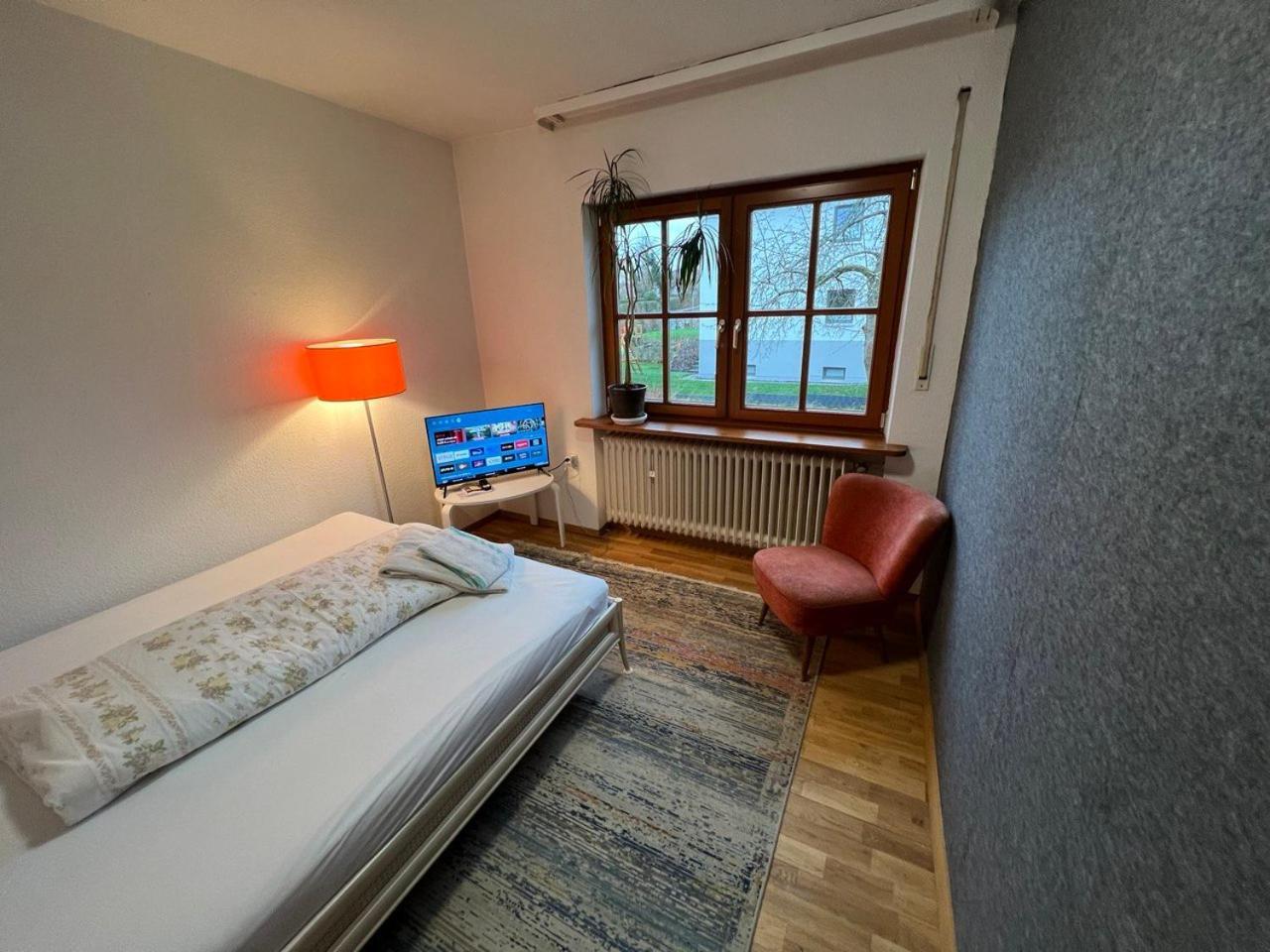 1,5-Zimmer Mit Duschbad, Gartenblick, Kuehlschrank 海罗德堡 外观 照片