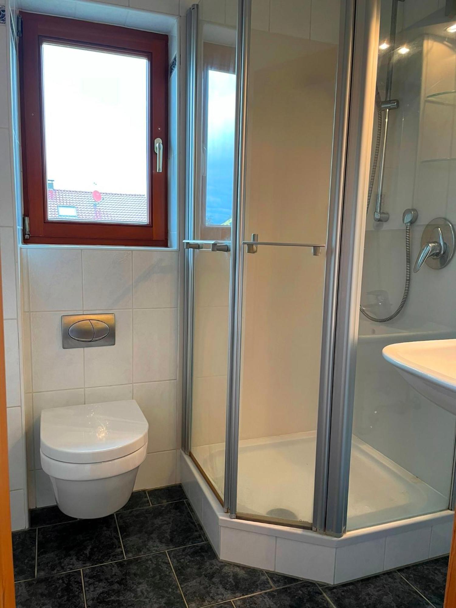 1,5-Zimmer Mit Duschbad, Gartenblick, Kuehlschrank 海罗德堡 外观 照片